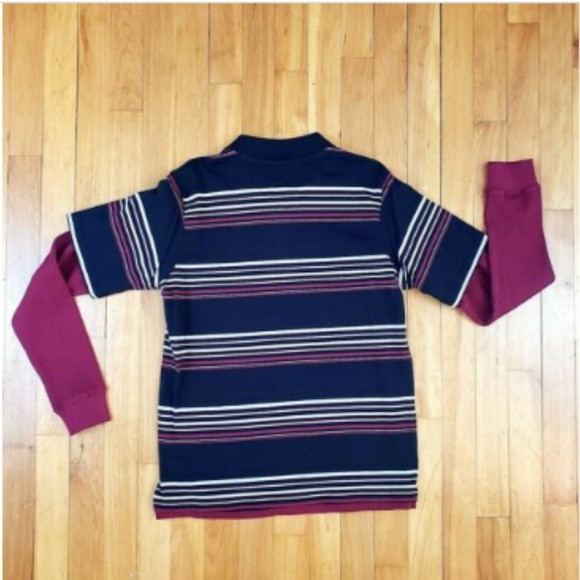 Wrangler Polo Boys Striped Long Sleeve - Picture 4 of 4